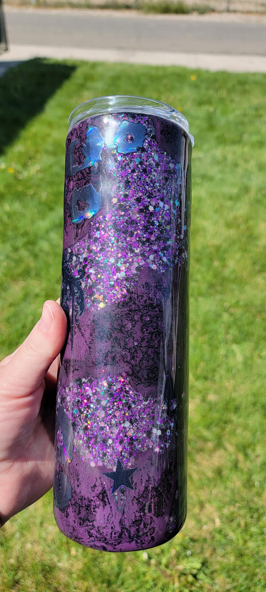 RTS {Purple Skull} 30 oz
