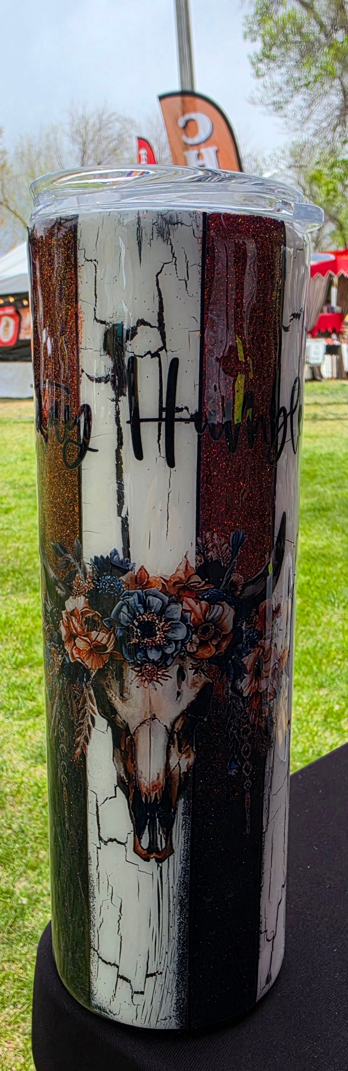 Crackle bull tumbler