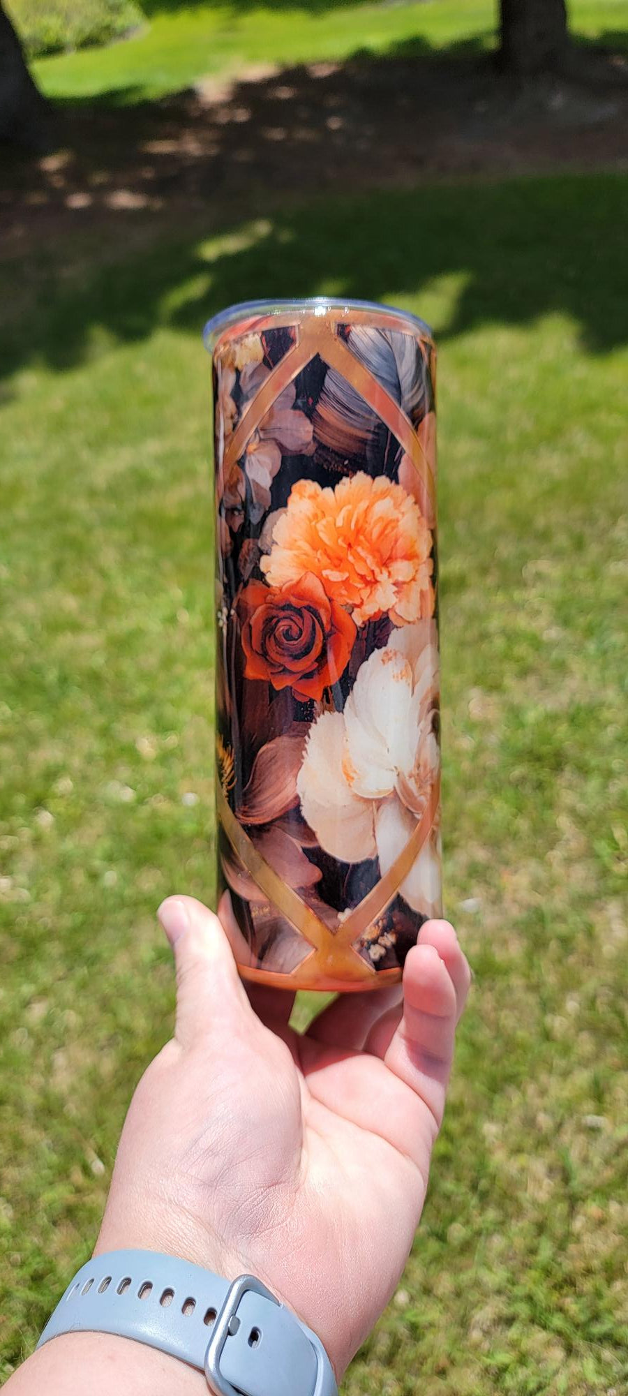 RTS {Fall Flower} 20 oz