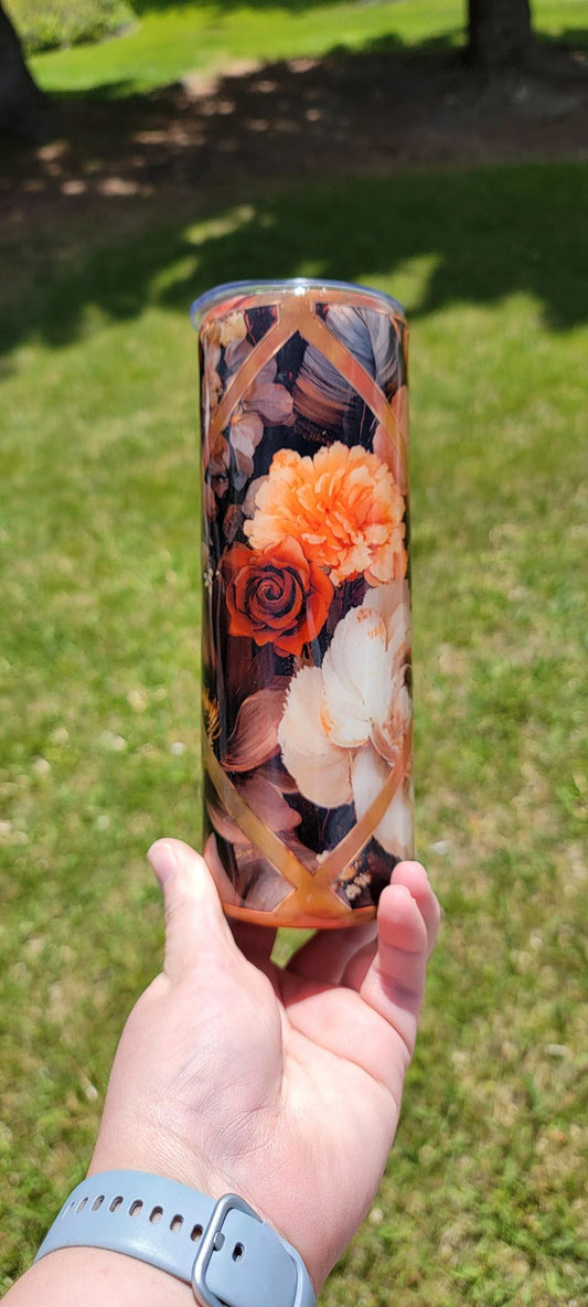 RTS {Fall Flower} 20 oz