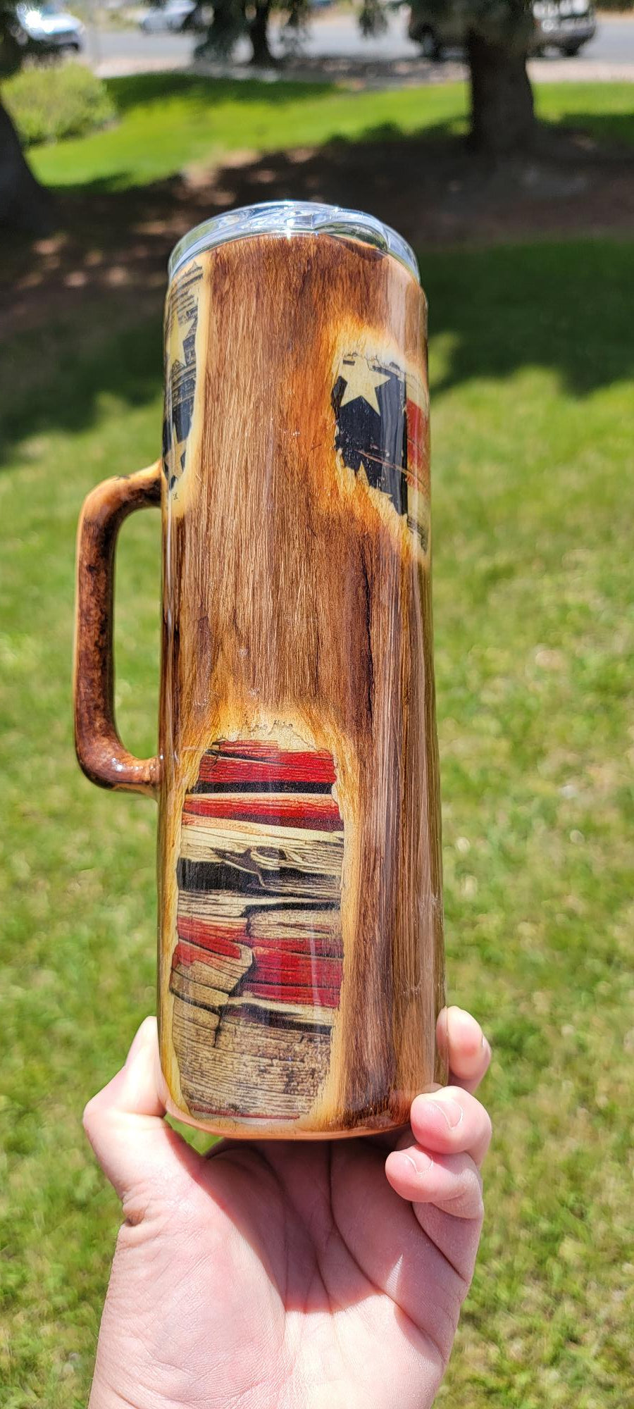 RTS {Rustic Flag} 30 oz