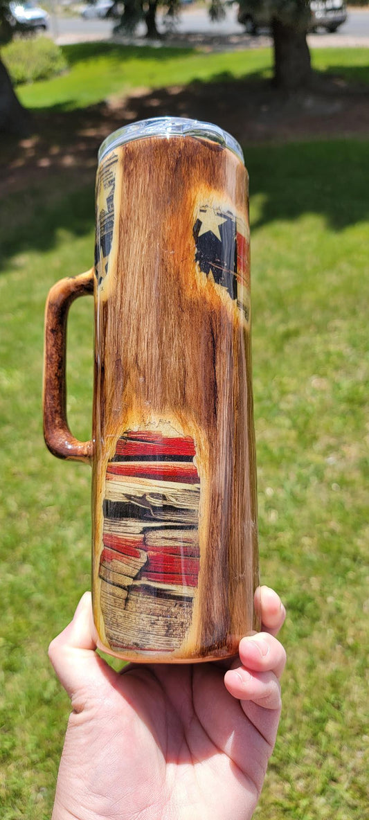 RTS {Rustic Flag} 30 oz