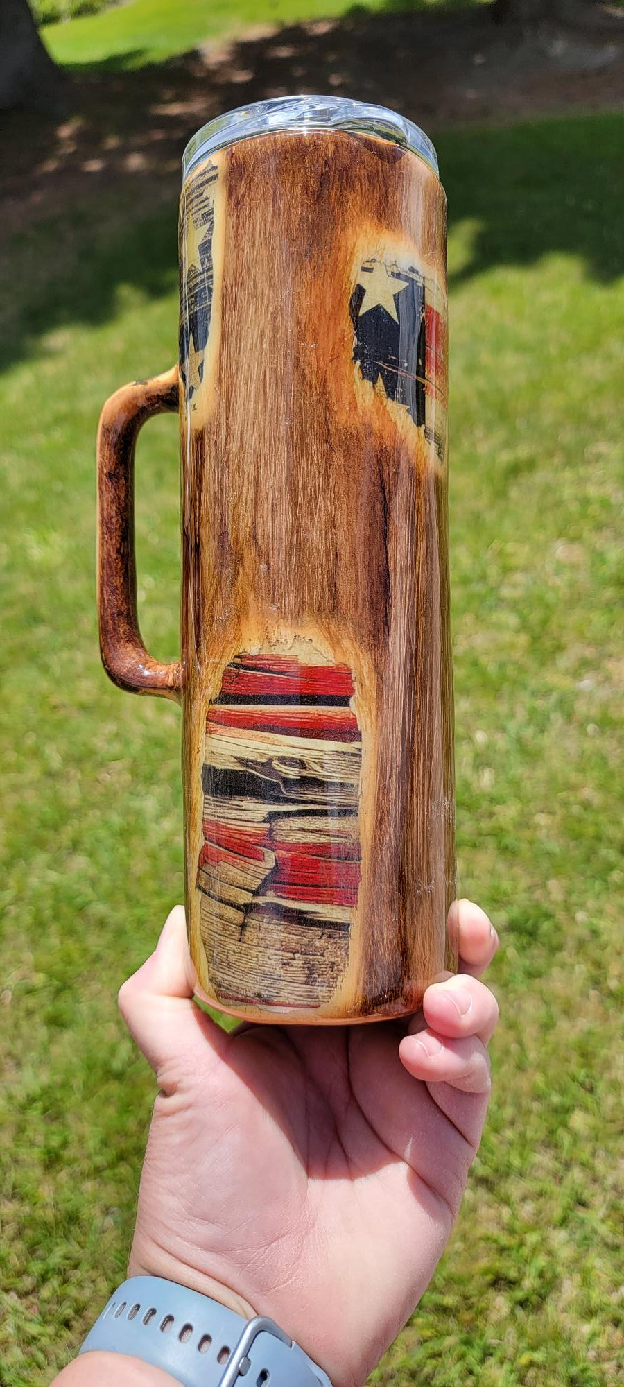 RTS {Rustic Flag} 30 oz