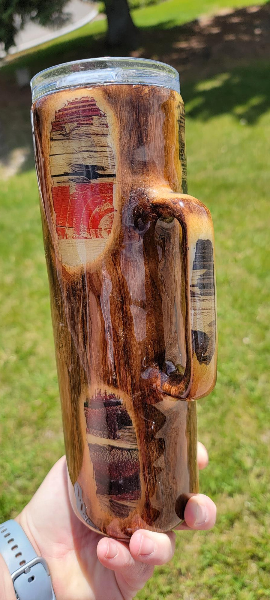 RTS {Rustic Flag} 30 oz