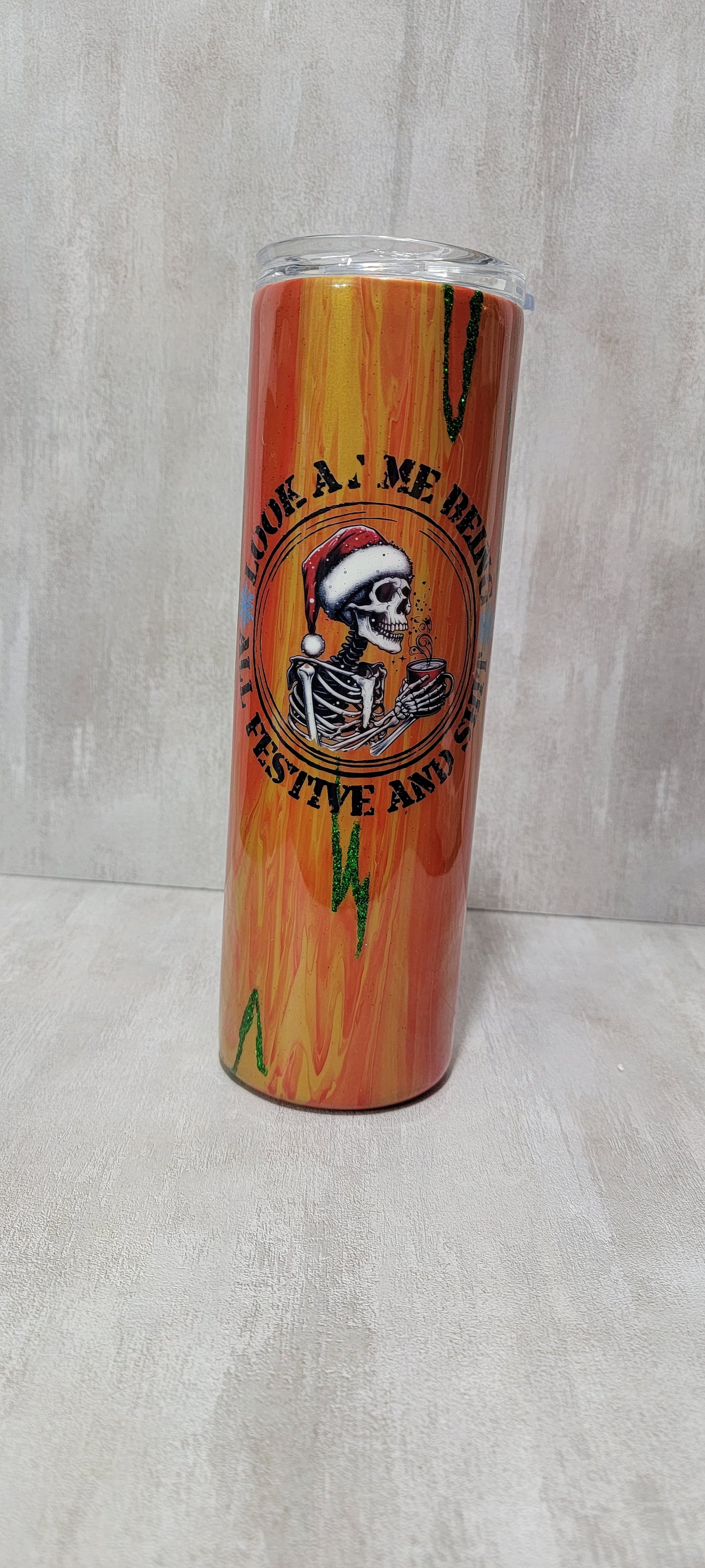 RTS {Festive as shit} 30oz Tumbler