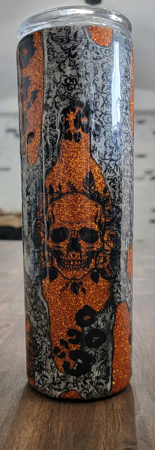 Orange skull