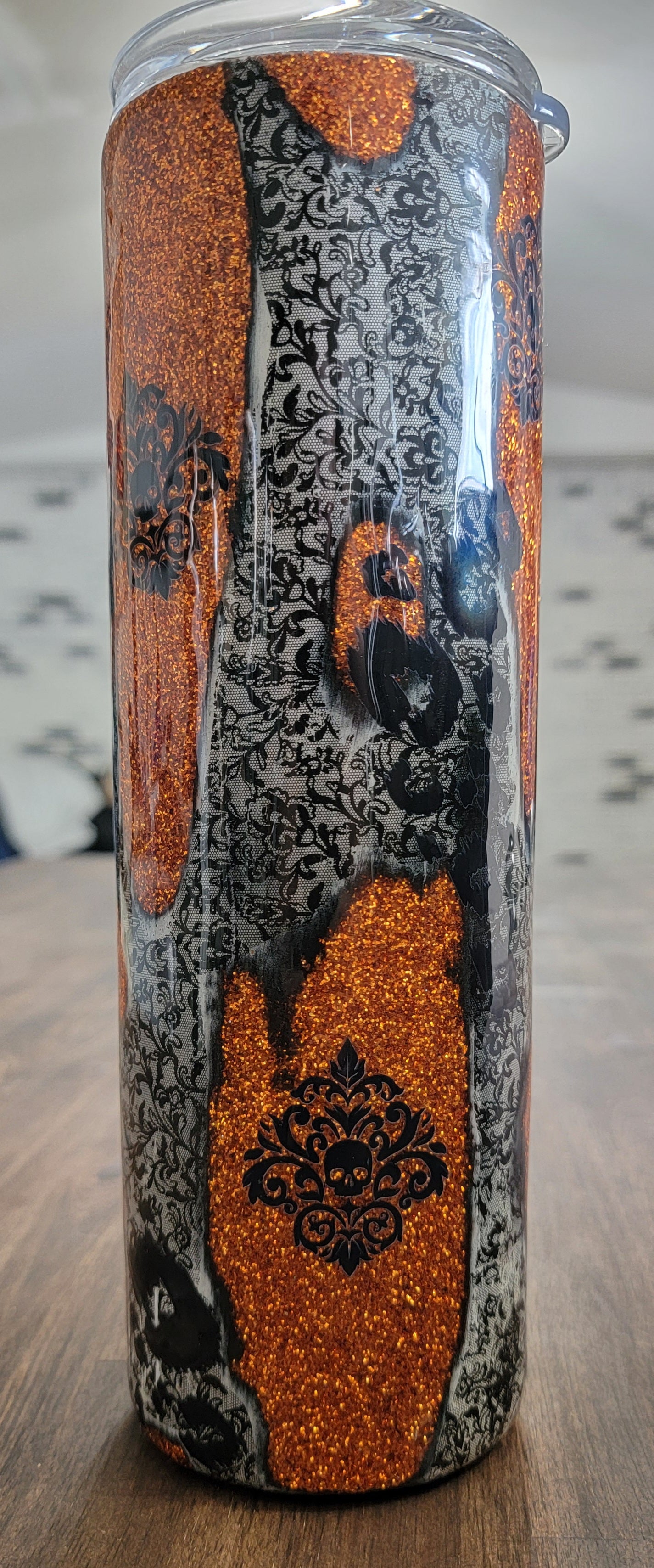 Orange skull